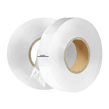 Текстильная лента, силиконовая (TPU350 Transparent silicone), 40мм х 100м, прозрачная